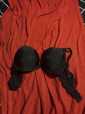 Victoria's Secret Black Lace Push-Up Bra